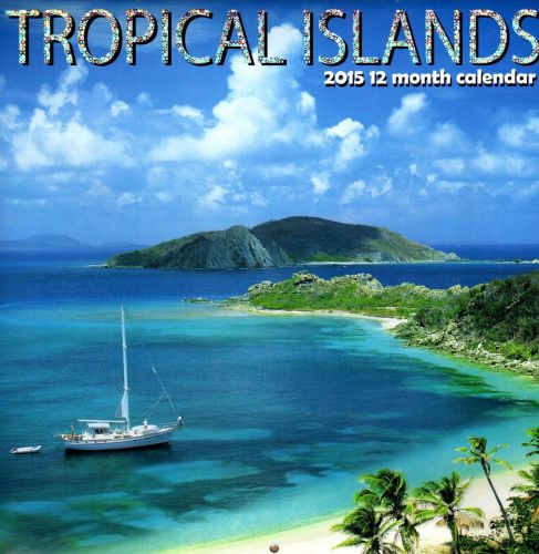 2015 Tropical Islands calendar : New &amp; Ships FREE &amp; FAST + Track USA.Buy Today