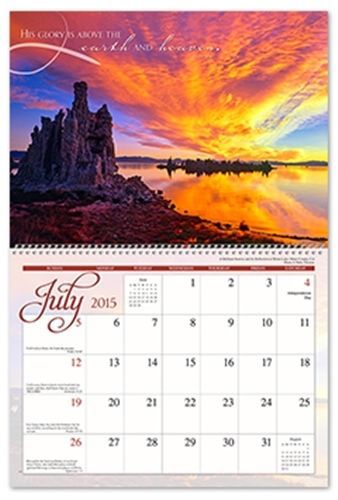 2015 Wall Calendar w/Scripture, appointment calendar with Bible verses