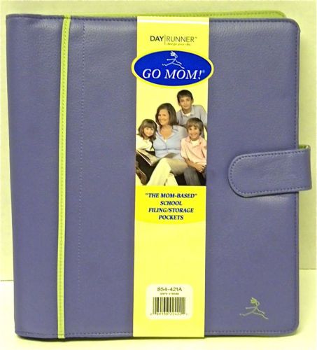 Lot Of 3 DAY RUNNER By: Mead Go Mom School Activities Filing Organizer 854-421A