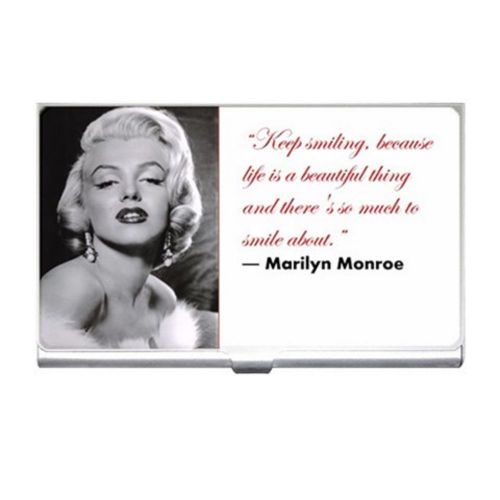 Marilyn monroe business name credit id card holder free shipping for sale
