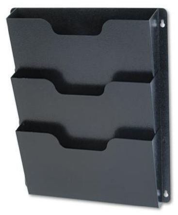 Triple Wall Pocket Steel 2.5 X 17.5 X 14.5 Inches Black 5210-4