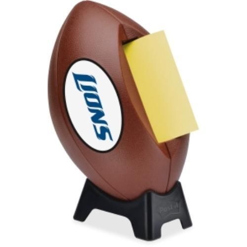 Post-it Popup Football Team Logo Note Dispenser - 3&#034; X 3&#034; - Holds 50 (fb330det)