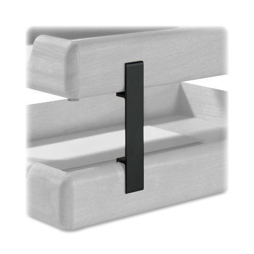Rolodex Stacking Tray Support - Wood - Black (ROL23386)