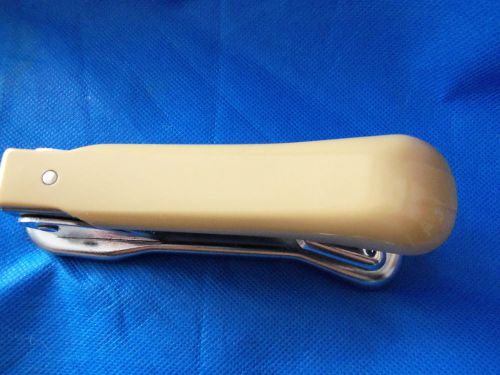 Deco Ace Cadet Liftop Stapler Tan Beige Model 302  Chicago Made in USA