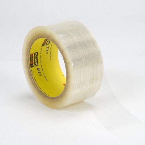 3m 375 packing tape 2&#034; x 55 yds - clear - 36 rolls for sale