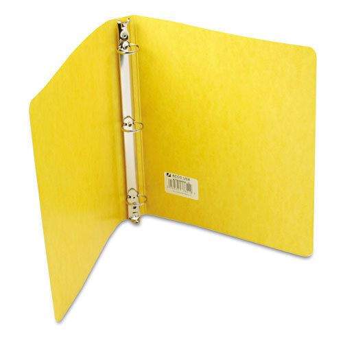Recycled presstex round ring binder, 1&#034; capacity, yellow for sale