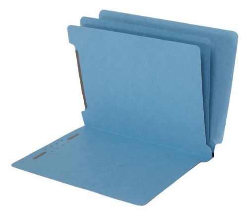 Sj paper classification folders, legal, 6 section, sky blue, pk 25 for sale