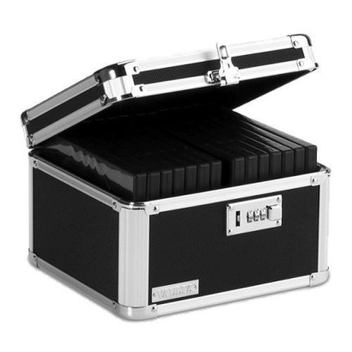 Vaultz locking dvd and video game lock box, 9.25 x 7.25 x 9.75 inches, black (v for sale