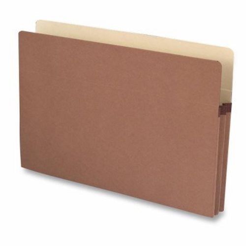 Business Source File Pocket, 1-3/4&#034; Exp., Legal, 25/BX, Redrope (BSN65793)