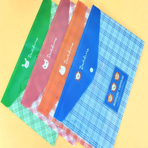 2x Mix Stripe Style Diary A4 Paper File Folder Portable Stationery Paper Package
