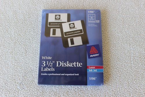 1 pack of Avery 3.5&#034; Diskette Labels for Floppy Disks - 630 labels NEW # 5196