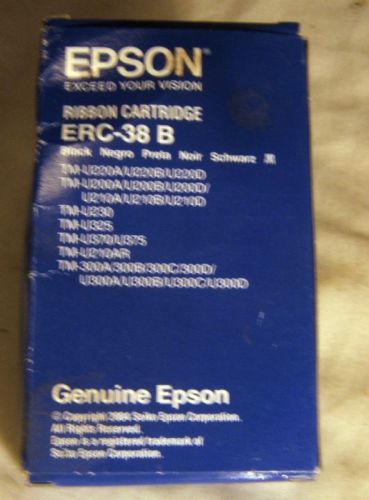 Genuine Epson ERC-38 B Black Ribbon Cartridge