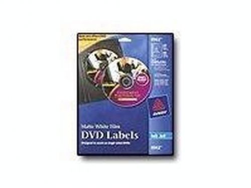 Avery Media Labels - DVD labels - matte white - 8962