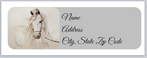 30 Personalized Return Address Labels Horse  Buy 3 get 1 free (hc1)