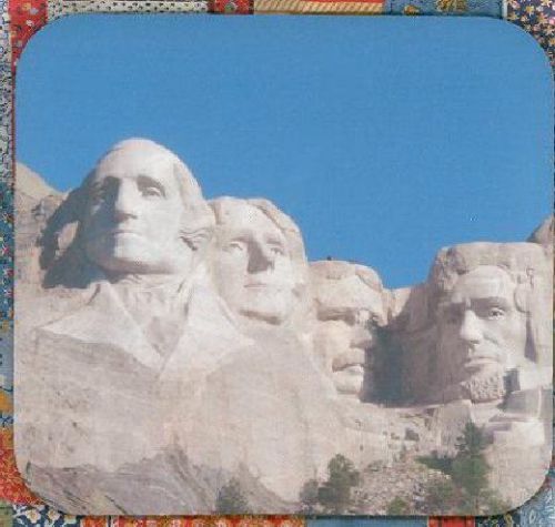 MOUNT RUSHMORE Heavy Rubber Backed Mousepad  #1030