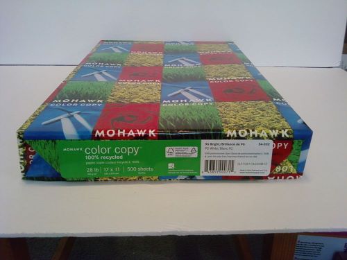 Mowhawk 11x17  28#  Recycled Paper; 500 sheet pkg. 96 brightness; (white)