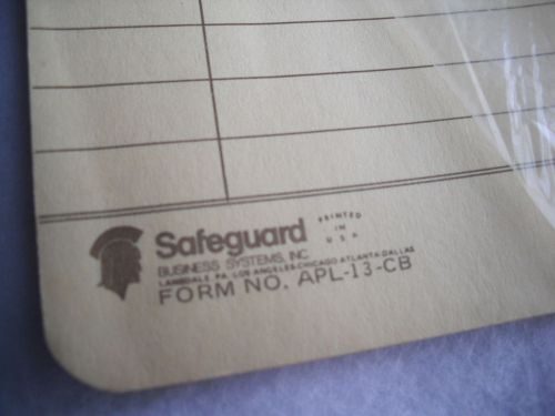 Safeguard Business Systems Ledger form APL-13-CB VTG office supply Accts Payable