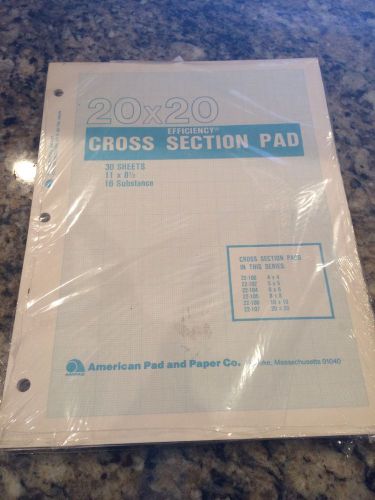 (2) 20X20 EFFICENCY CROSS SECTION PAD 16 SUBSTANCE  KEEPS TRACK OF BUSINESS