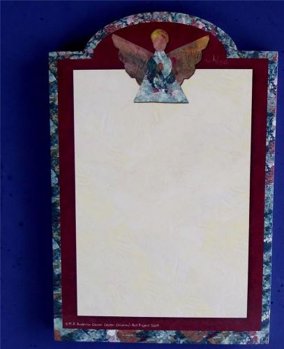 Angel Self  Ahesive Note Sticky Pad 75 Sheets 5 3/4 x 4 1/2 inches