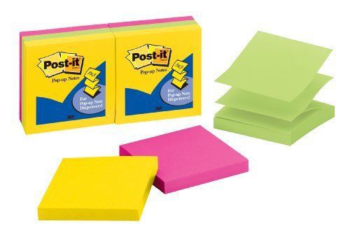 Post-it Pop-up Ultra Color Refill Note - Pop-up, Self-adhesive, (r330au)