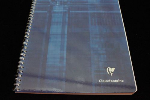 Clairefontaine Wirebound Notebook  8&#034; X 11&#034; Lined Blue