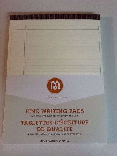 Fine Writing Pads - M by Staples