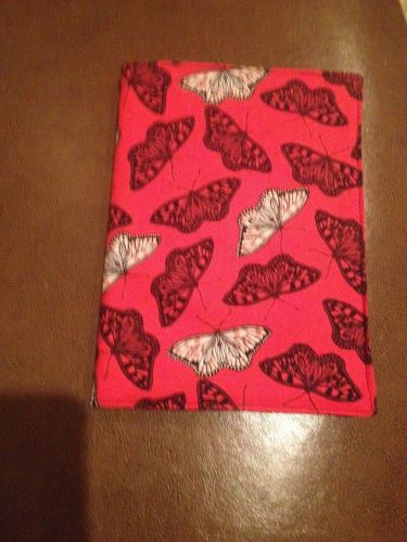 Red Butterfly pad folio - Houndhaven auction
