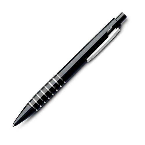 Lamy accent ballpoint pen rhodium black lacquer l298ld for sale