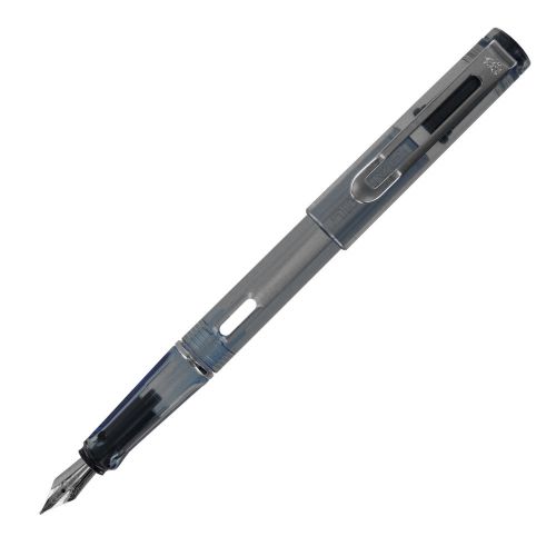 JinHao 599A Demonstrator Plastic Fountain Pen, Medium Nib - Translucent Black