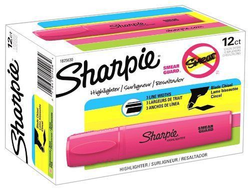 Sharpie blade highlighter - pink ink (1825630) for sale