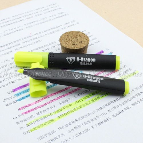 Big Bang 5 Album Symbol G-Dragon Birthday Fluorescent Highlighter Marker Pen 1pc
