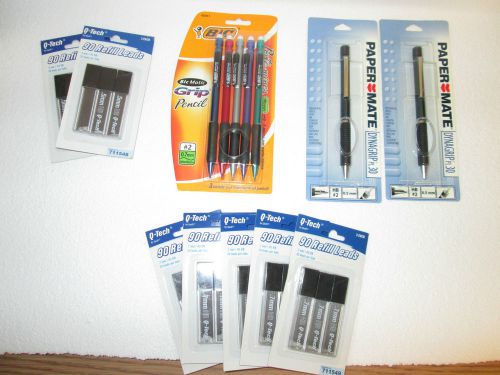 Assortment of Mechanical Pencils and Refills New