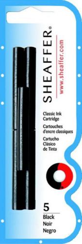 Sheaffer Skrip Ink Cartridge &#039;&#039;Classic Profile&#039;&#039; 5 Count Jet Black