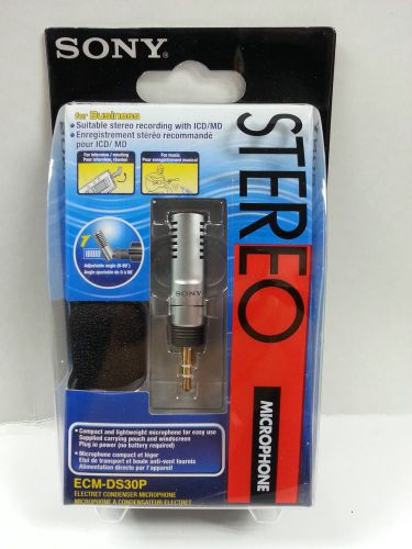 Sony ECM-DS30P Electret Condenser Digital Microphone For Digital voice recorder