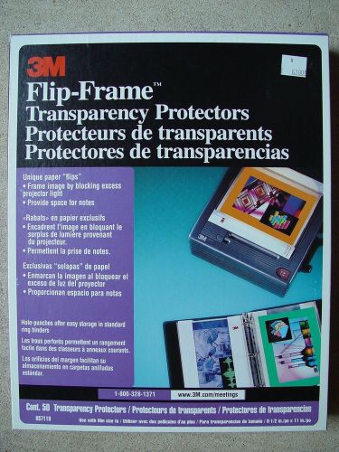 3M Flip-Frame Transparency Protectors RS7110 Contains 60 Sheets
