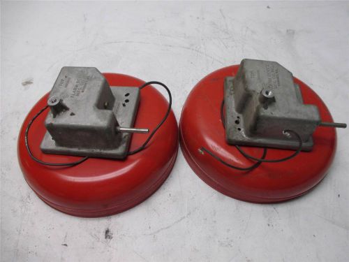Mixed Lot of Vintage 10&#034; Ademco Fire Alarm Bells and Hammer Assemblies
