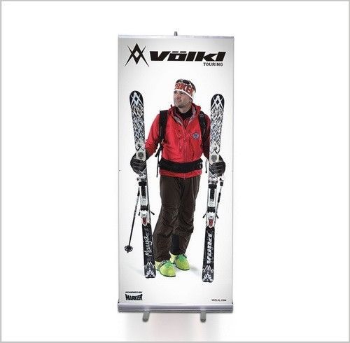 33.5&#034; x 81&#034; Rollup Banner Stand with Print