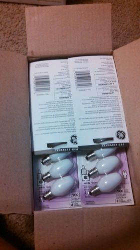 GE Lighting 20573 4-Watt Night Light  White C7 case of 12 4-Packs  48 bulbs tota