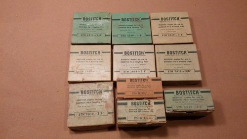 Bostitch STH 2619 3/8&#034; Staples Quanitity 5000 per box 9 Boxes