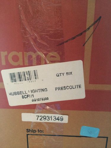 Hubbell Prescolite 8CFH1 Recessed LiteFrame Compact Fluorescent Trims
