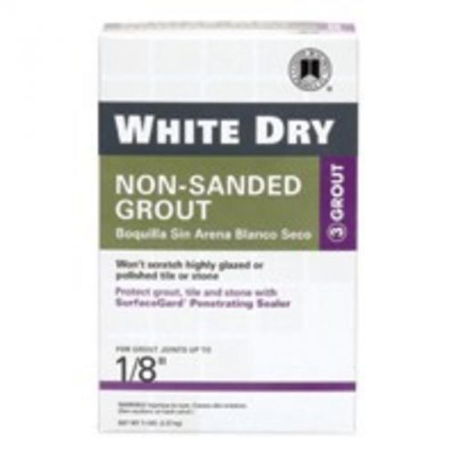 5Lb White Dry Tile Grout CUSTOM BUILDING Tile Grout WDG5-4 White  010186081670