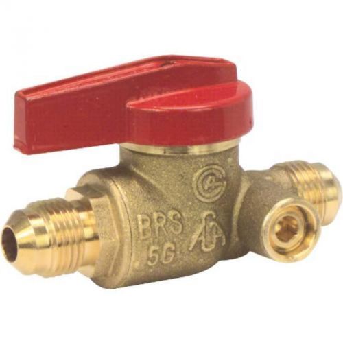 Gas ball valve with side tap 3/8&#034; flare v2046 national brand alternative v2046 for sale