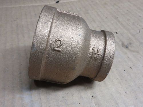 Coupling reducer coupler 1&#034; x 2&#034;  brass plumbing nos threaded fitting for sale