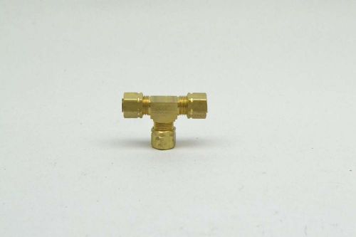 NEW BRASSCRAFT 64A-44 1/4 IN BRASS TUBING TEE COMPRESSION D411013