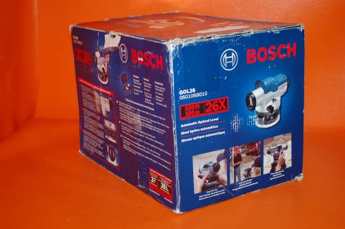 Bosch gol26d professional optical level 26x magnification leveling tools in box for sale