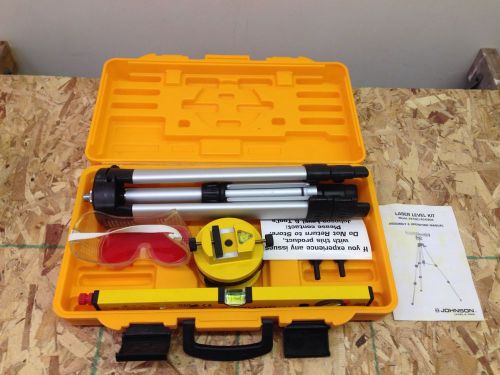 Johnson laser level kit model # 9100/40-0909 for sale