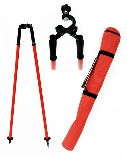 New Prism Pole Bipod Red 760-01 THUMB RELEASE BIPOD, FOR SURVEYING