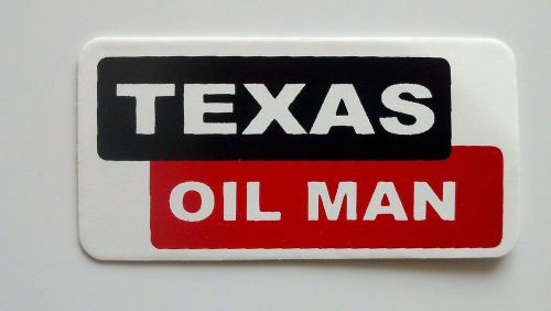 3 - Texas Oilman Roughneck Lunch Box Hard Hat Oil Field Tool Box Helmet Sticker