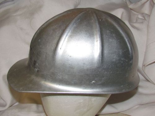 Vintage davis aluminum hard hat construction mining oil newark nj usa for sale