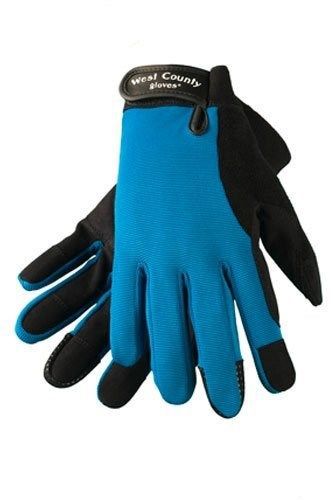 West County 019TL Mens Work Glove, Teal, Large